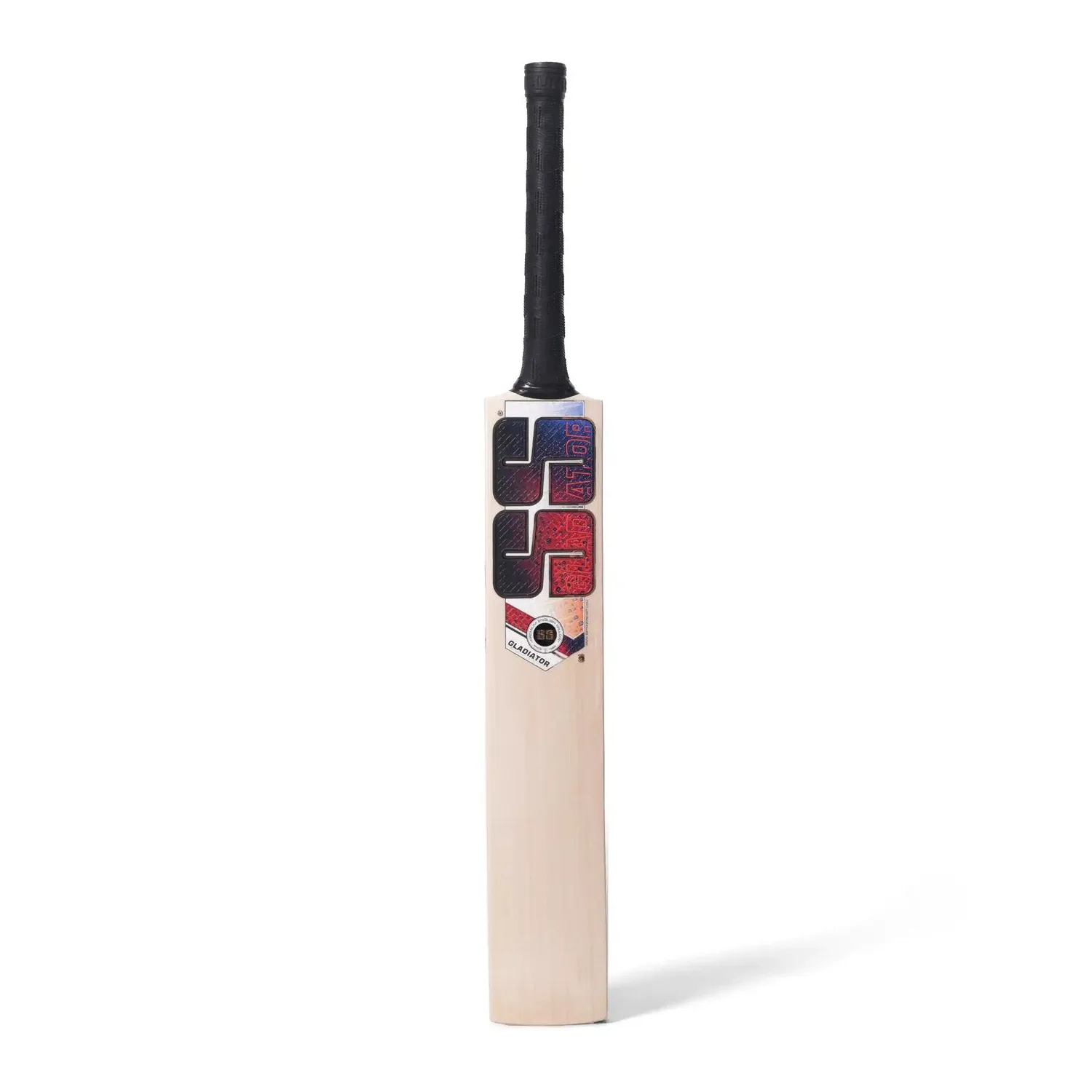SS Gladiator No.5 English willow. cricket. Bats, front view